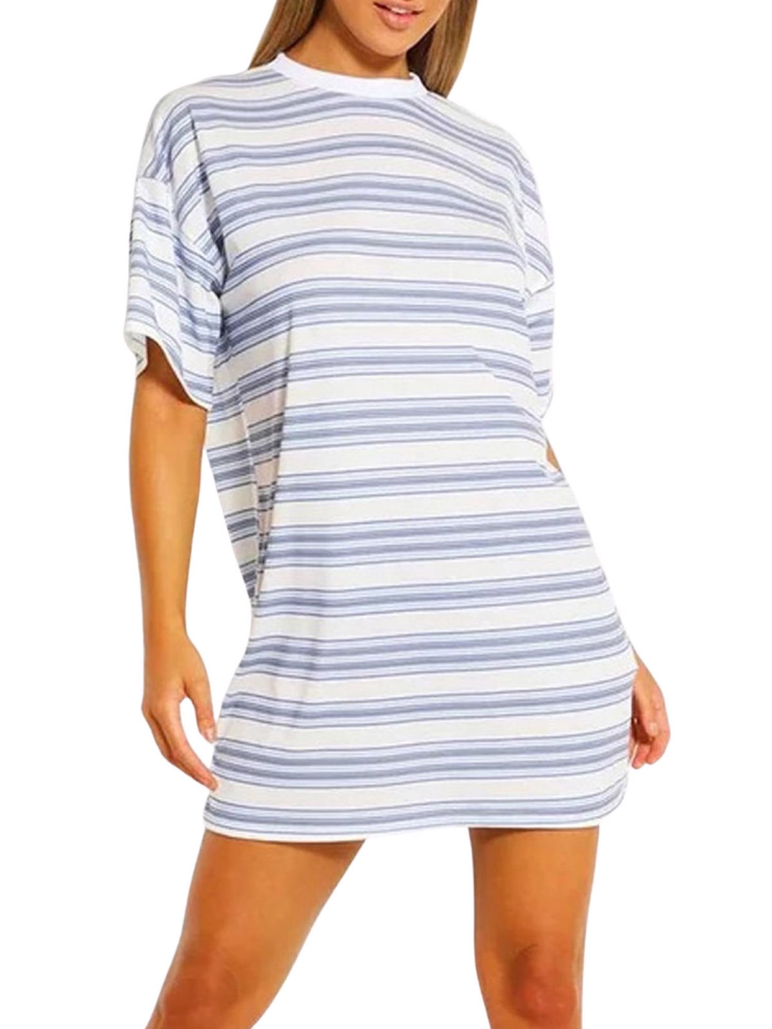 M and s striped dress Clearance