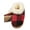 red/black, variant on Women's Buffalo Check Faux Fur Slipper with Non-Slip Grip Sole Stretch One Size