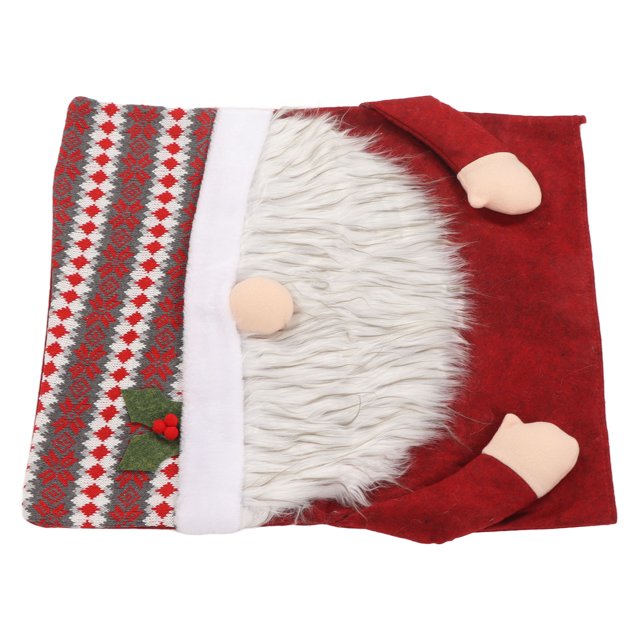 Fundas Para Sillas De Papá Noel, Tamaño Razonable Para Evitar Resbalones, Fundas Traseras Suaves Para Sillas De Navidad Para Sillas Ccdes Otros