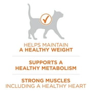 Purina ONE, Healthy Weight Plus Ideal Weight With Chicken Dry Cat Food High Protein, Weight Control Formula, 16 lb Bag