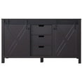 thumbnail image 3 of Lexora Home Marsyas 60" Vanity Cabinet in Brown, 3 of 8