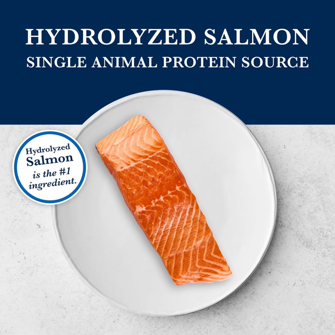 Blue Buffalo Veterinary Diet HF Hydrolyzed Food Intolerance Dry Dog Food, Salmon, 22-lb. Bag