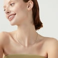 thumbnail image 3 of Miabella Italian 925 Sterling Silver Oval Bead Ball Chain Necklace Made in Italy (Length 26 Inches), 3 of 6