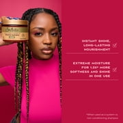 بلسم ترطيب مكثف من SheaMoisture للشعر الجاف والتالف، بلسم ترطيب عميق بعسل مانوكا وزيت مافورا، 13 أونصة