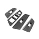thumbnail image 3 of 4Pcs Carbon Fiber Car Window Lift Switch Button Cover Trim Frame Sticker for BMW 5 Series G30 - Car Accessories, 3 of 5