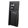 thumbnail image 4 of Detachable Wallet Card Case For Samsung S23 Plus,Wallet Case Credit Card Holder, Premium Leather Kickstand Flip Hidden Magnetic Clasp Durable Shockproof Protective for Samsung Galaxy S23 Plus,Black, 4 of 10