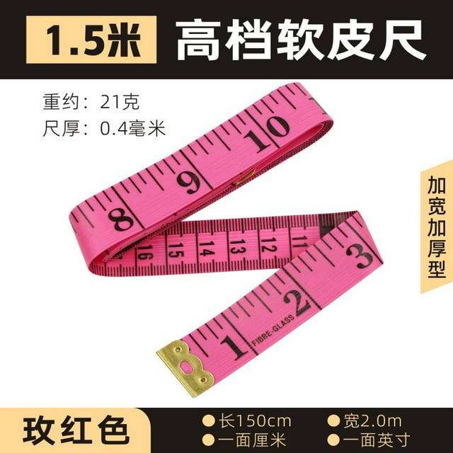 3m soft tape measure centimeters inches thick tailor ruler yellow white measuring ruler