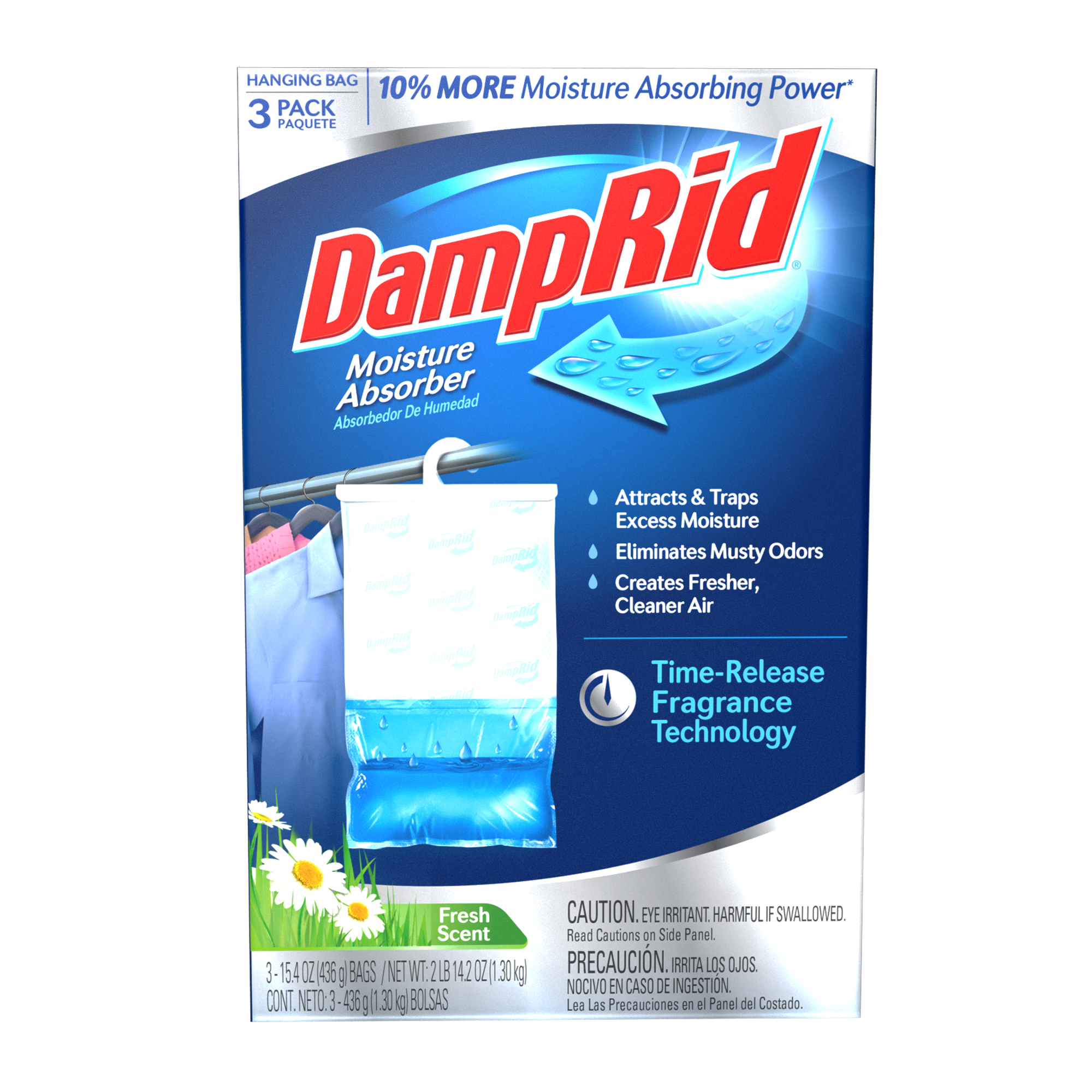 DampRid Fresh Scent Hanging Moisture Absorbers, 3 Count