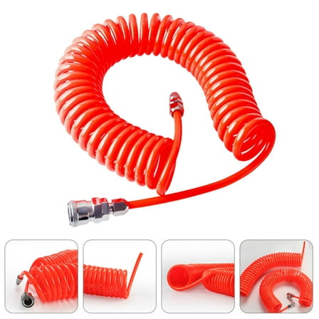 COOPHYA 1Pack Automotive Air Hose for Industrial Use Red 600x2cm