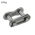 thumbnail image 3 of Uxcell 5Pcs 085-1/#41-1 Roller Chain Connecting Links Carbon Steel Master Connector Link for #41-1 Roller Chain, 3 of 6