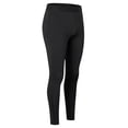 thumbnail image 1 of Gibobby Pantalones de mezclilla Pantalones de yoga deportivos de forro polar para mujer, informales, con sólidas, ajustados, cálidos, de cintura alta(Negro， L), 1 of 4