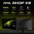 thumbnail image 2 of Monitor Gamer Curvo 32" MAG 32CQF E18 0.05ms 180Hz Rapid VA Wide QHD HDMI DisplayPort AMD FreeSync negro, 2 of 5