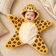 thumbnail image 2 of Shadoumai Baby Starfish Onesie Cute Thick Starfish Jumpsuit | Baby Blanket Wearable Swaddle Funny Clothes Toddler Comfort Soft Winter Warm Outfit, 2 of 7
