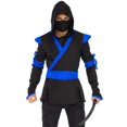 thumbnail image 3 of Mens Blue Ninja Costume, 3 of 4