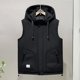 thumbnail image 1 of Ceisia Men's Fashion Stand Collar Zipper Sleeveless Tank with Pockets Versatile Casual Gift Outerwear, 1 of 8