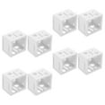 thumbnail image 3 of 8pcs 1 Inch Blind Brackets Replacements Mini Blind Brackets Household Window Blinds Headrail Bracket, 3 of 4