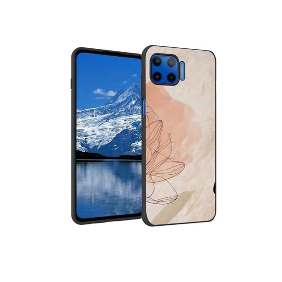 Compatible with Moto G 5G Plus Phone Case, Custom Case Men Women, Flexible Silicone Shockproof Case for Moto G 5G Plus