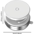 thumbnail image 2 of 360° Rotatable Vacuum Magnetic Phone Holder，No-Noise & No-Charging， Magnetic Phone Holder for Car/Gym/Mirror/Bathroom/Smooth Surface, Suction Cup Phone Mount Compatible Phone, 2 of 5