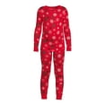 thumbnail image 5 of Holiday Time Girls Tight Fit Long Sleeve Sleepwear Pajama Top and Pants, 2-Piece Set, Sizes 4-10, 5 of 5