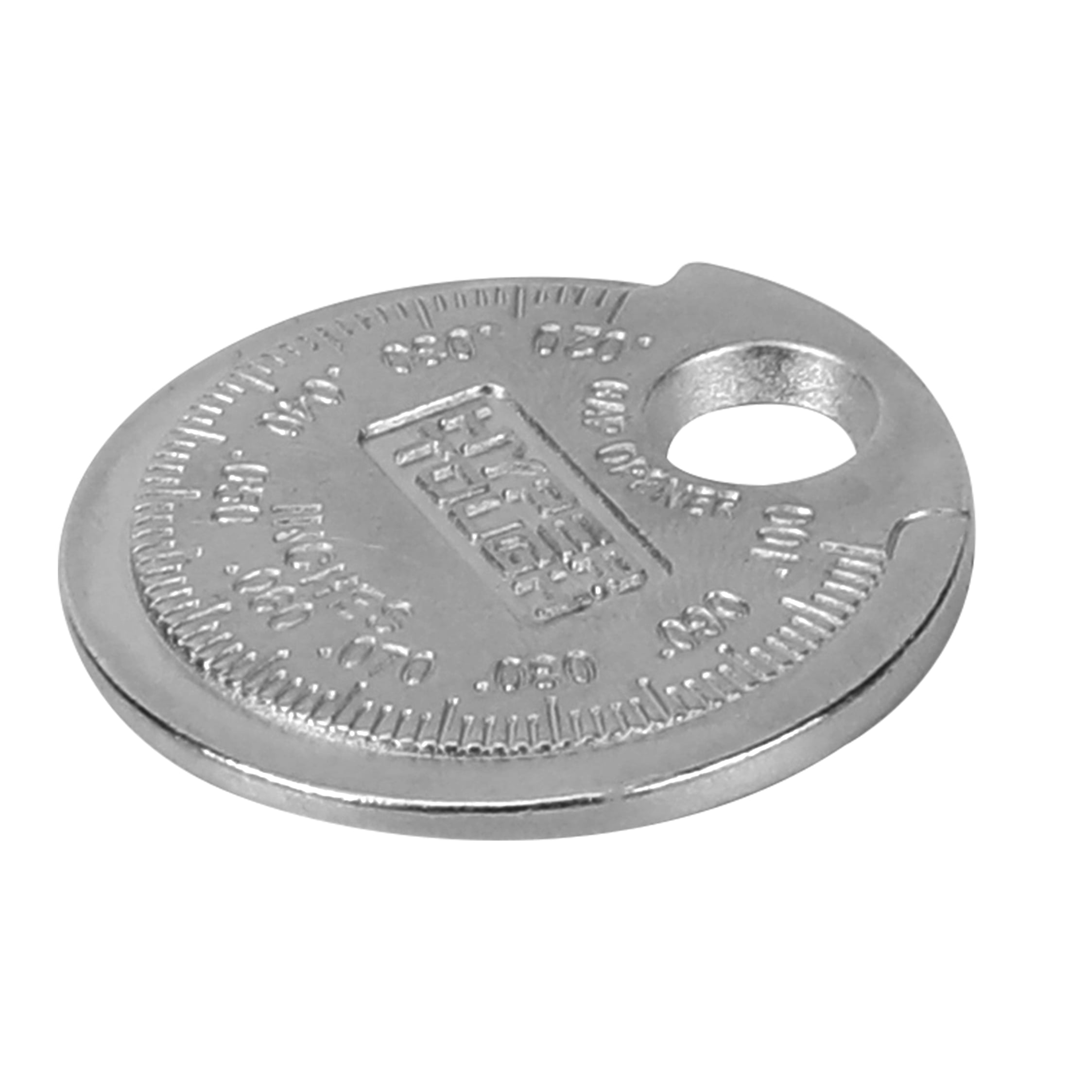 Hyper Tough Corrosion Resistant Automotive Spark Plug Gap Gauge, Silver Coin for Cars, Trucks, SUVs, Motorcycles, and ATVs