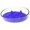 Blue, variant on Pet Life ® 'Cirlicue' Mountain Shaped Modern Slow Feeding Pet Bowl