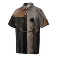 thumbnail image 4 of Halloween Big and Tall Golf Shirts for Men Quick Dry Breathable Golf Polos for Men Casual Work Men Polo Shirts Summer Basic Relaxed Fit Short Sleeve Golf Shirts Dark Gray 8XL, 4 of 6