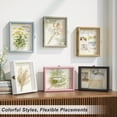 thumbnail image 3 of Shadow Box Frame 8x10 Wood Deep Display Case With Beads Door And Glass Window  Memory Gift For Pictures Medals Memorabilia Collections Pink, 3 of 9
