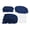 Navy Blue, variant on Yajisi 3-Piece Stretch Sofa Slipcover Set with Elastic Bottom Skirt, Polyester Polyurethane All Season Full Wrap Couch Covers for Single, Double, and Three Seater Sofas, Navy Blue