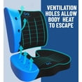 thumbnail image 3 of Cojín de asiento y respaldo Everlasting Comfort de espuma viscoelástica, 3 of 8