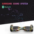 thumbnail image 2 of EVERCROSS Hoverboard for Kids with Seat Attachment, 6.5 In. Self Balancing Scooter with Bluetooth Speaker and LED Lights, Hoverboard Go Kart Combo, 2 of 6