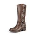 thumbnail image 1 of Botas DREAM PAIRS SDKB2416W Altas con Hebilla Color Tan Talla 10, 1 of 9