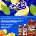 thumbnail image 5 of Snapple Zero Sugar Half 'n Half Bottled Tea Drink, 16 fl oz, 6 Bottles, 5 of 13