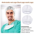 thumbnail image 3 of Shisuyan Food Service Chef Hats White Elastic Design 10Set 9.4x6.3in, 3 of 9