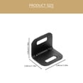 thumbnail image 2 of OULII Box Corner Protectors 100Pcs L-Shaped Black Plastic for Secure Packaging, 2 of 8