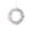 A007- G, variant on Clear Crown Christmas Tree Ornament with Silver Glitter and Rhinestone Detail for Holiday Tree Hanging Decoration