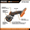 thumbnail image 3 of RIDGID Cordless 18V SubCompact 3 in. Multi-Material Saw Bare Tool Cutting Wheels, 3 of 15