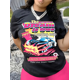 thumbnail image 1 of Women's "The Dream is True" Racing Graphic T-Shirt - Casual Black Crew Neck Short Sleeve Tee with Vibrant Car Design, Cotton, Perfect for Summer, Race Car Shirt, 1 of 5