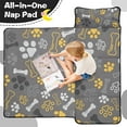 thumbnail image 4 of Dog Paw and Bone Toddler Nap Mats for Kids Preschool,Sleeping Mat Bag or Kids,Toddler Sleeping Bag,Toddler Nap Mat or Daycare, 4 of 6