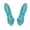 Light Blue, variant on MEICHEN Women's Solid Color Fingerless Gloves Elegant Lace Hollow Out Sequin Decor Gloves for Wedding Party