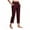Wine, variant on Plebaso Women's Ankle Yoga Pants High Waist Stretch Work Pants Womens Activewear Golf Pants with Pockets