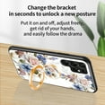 thumbnail image 4 of Allytech Galaxy S22 Ultra, Blossom Series Soft TPU Rubber Back Shell Anti-scratch Bumper Drop Protective Case for Samsung Galaxy S22 Ultra 6.8-inch 5G Phone - Green, 4 of 8