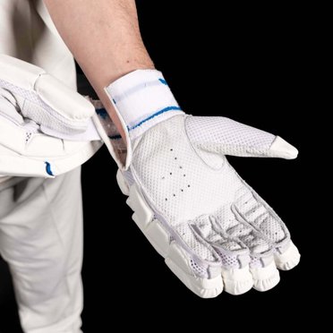 FORTRESS Pro Wicket Keeper Gloves - Genuine Leather Cricket Gloves With Finger Protection