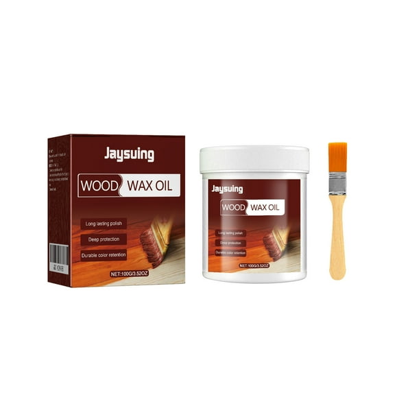 Natural Beeswax Wood Floor Polish & Furniture Oil for Hardwood Furniture Protection