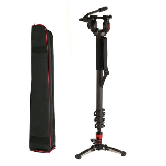 Camera Monopod,Miliboo MTT705II‑CA Portable Carbon Hydraulic Ballhead Unipod Camera Unipod Maximized Efficiency