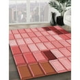 thumbnail image 2 of Ahgly Company Indoor Square Patterned Pastel Pink Area Rugs, 5' Square, 2 of 6