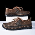 thumbnail image 2 of Men's Low-Top Sneakers - Breathable & Sole Lace-Up Casual Shoes Suitable for Summer, Gym, Office, and Outdoor Activities Round Toe Solid Color Sneakers for Casual Attire,, 2 of 9
