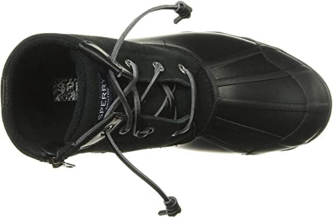 sperry womens black duck boots