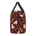 thumbnail image 4 of XMXT Reusable Lunch Bag Women, Cartoon Snowman Gloves Pattern Large Lunchbox Insulated Lunch Box for Work School, Multicolor, 4 of 9