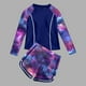 thumbnail image 3 of Odeerbi 2-10 Años Traje de Baño de Manga Larga Con Lycra Para Niñas Dos Piezas Traje de Baño de Entrenamiento Hawaiano Traje de Baño Con Estampado Floral Bañador Con Lycra Para Niñas, 3 of 3
