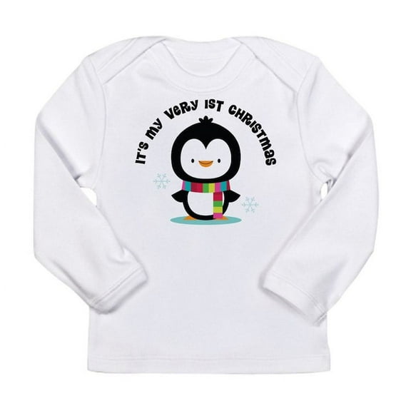CafePress - Penguin 1St Christmas Long Sleeve Infant T Shirt - Long Sleeve Infant T-Shirt